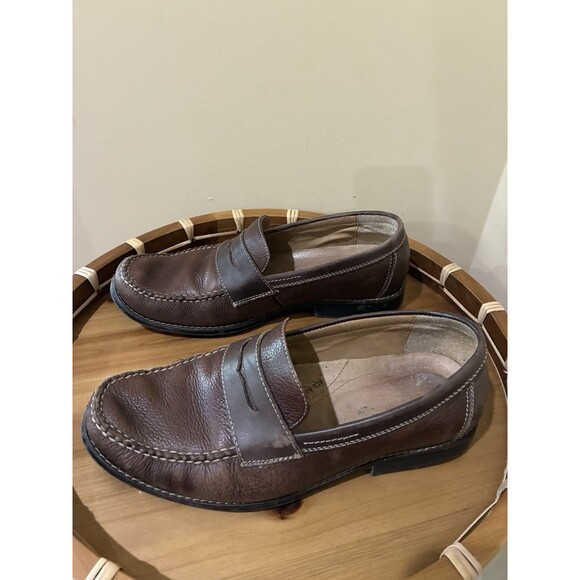 DOCKERS Brown Leather Penny Loafers Men’s Size 8 – Casual or Dress Slip-Ons - Picture 2 of 6
